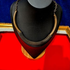 Gun Metal Necklace 15 Inch